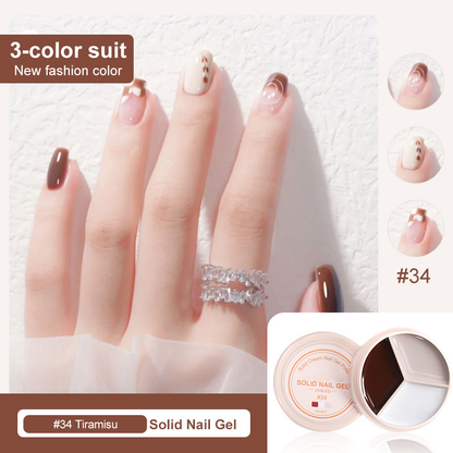 ✨Last Day-50% OFF🎨3 Colors Gel Nail Polish No Wipe for Diy Cute Nails at Home Salon