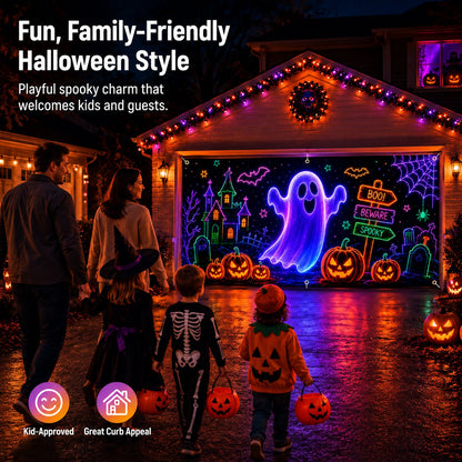 Halloween Garage Door Cover