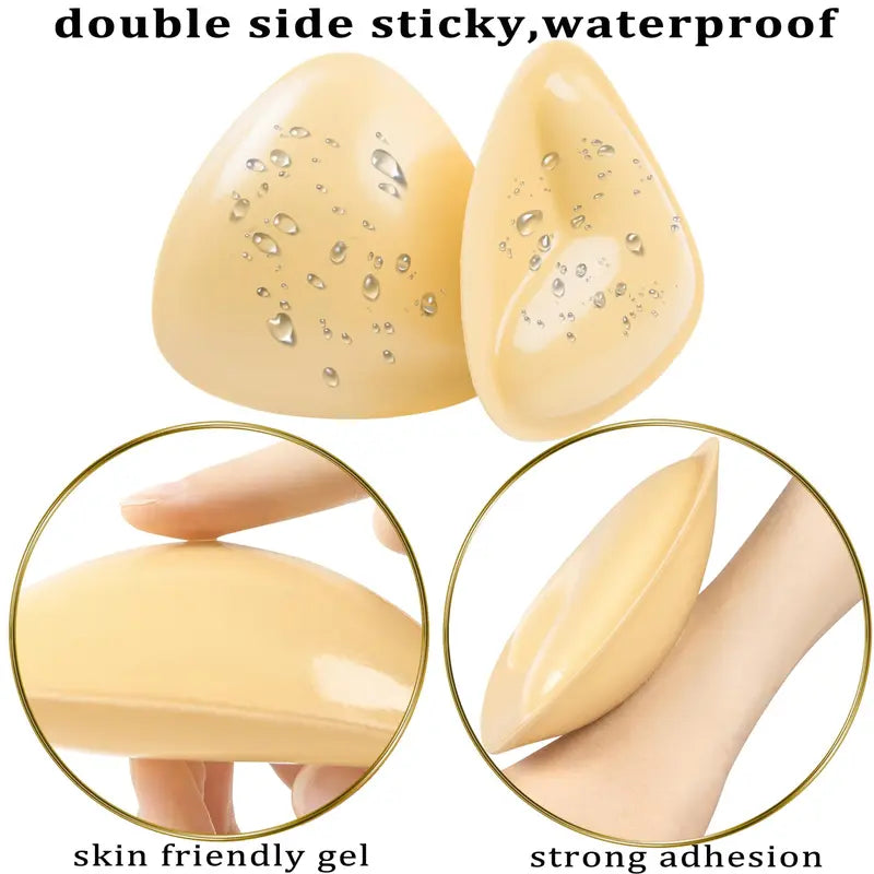 Self-Adhesive Bra Pads Sports Clothing Sponge Silicone Padding Thick
