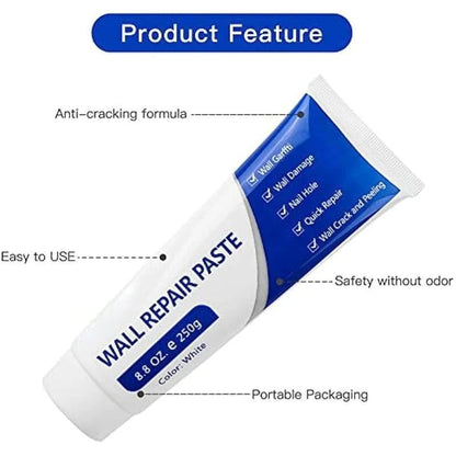 🔥🔥The ultimate white drywall repair paint kit – no sanding, no primer, no mess. Fix nail holes, cracks, and dents in minutes.