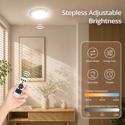 Never Walk Into a Dark Room Again Powerful 8000mAh Motion Sensor Ceiling Light