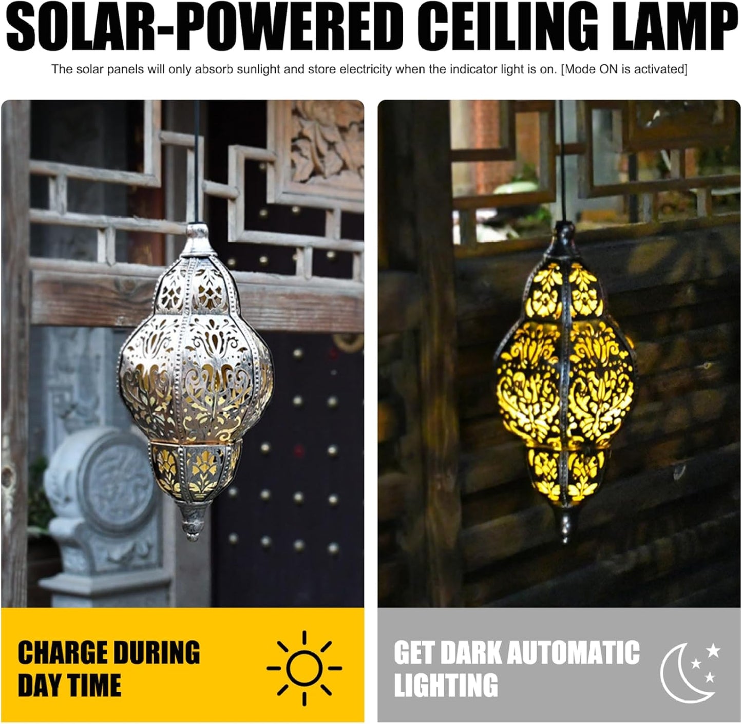 🏮 Baroque Solar Lantern Outdoor Light