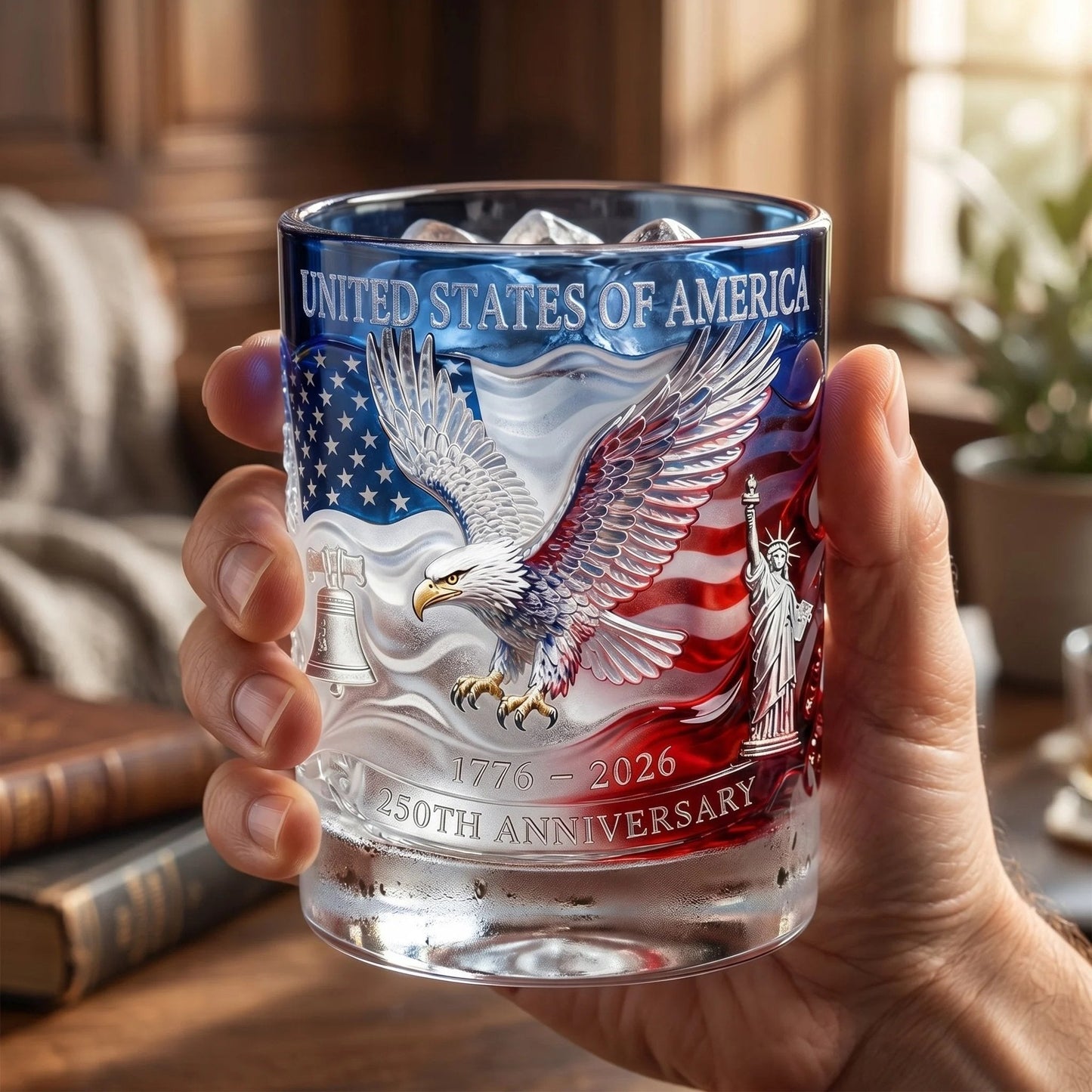 Limited Edition 2026 USA 250th Anniversary Commemorative Glass – 1776-2026 Heritage Edition🔥