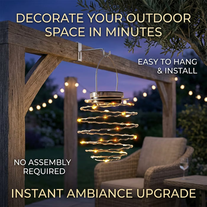 Outdoor Solar Pendant Lights ✨🌙 Elegant Solar Hanging Lights for Gardens, Patios & Outdoor Spaces 🌿