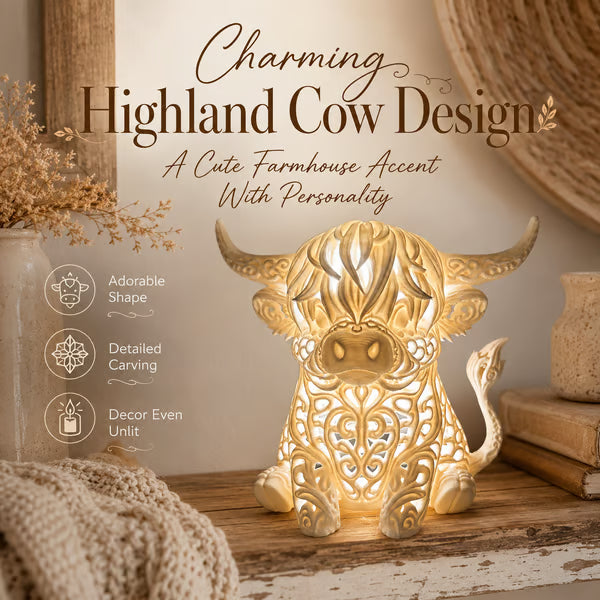 🔥HOT SALE🔥Highland Cow Tea Light Holder