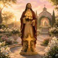 ✝️ Jesus Cross Garden Sculpture