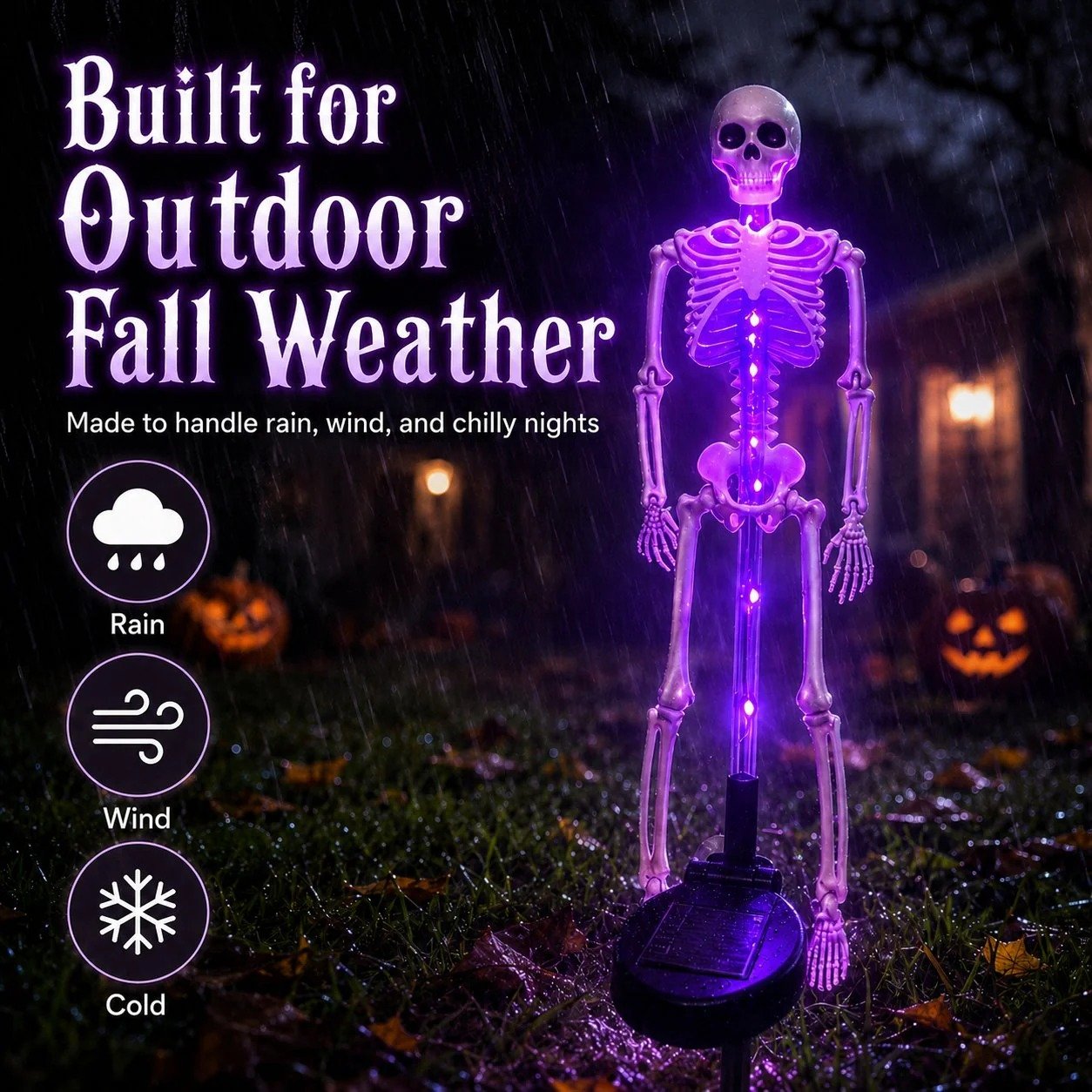 💀Solar Skull Garden Stake Light