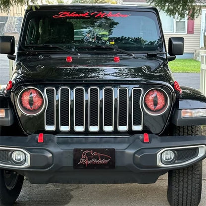 Devil's Eye Headlight Decals(A pair)