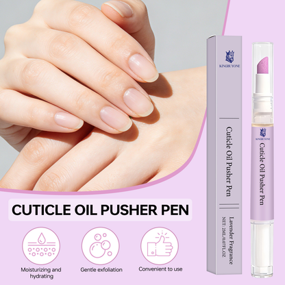 3-in-1 Cuticle Care Pen – Cuticle Oil, Ceramic Cuticle Pusher & Nail Care Tool for Dry Cuticles & Hangnails