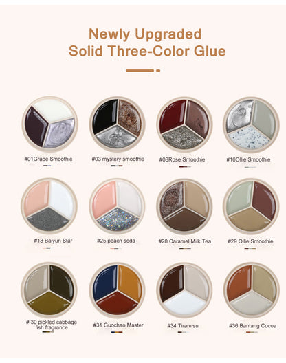 ✨Last Day-50% OFF🎨3 Colors Gel Nail Polish No Wipe for Diy Cute Nails at Home Salon