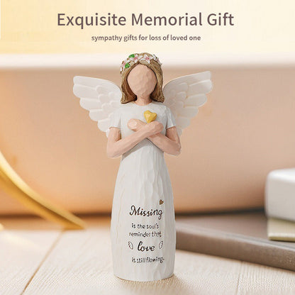 Forever in Our Hearts Memorial Angel Figurine Collection
