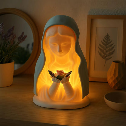 💥SAVE 49%✝️ Handmade Resin Virgin Mary Night Light – A Gentle Glow of Peace & Protection