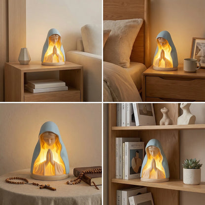 💥SAVE 49%✝️ Handmade Resin Virgin Mary Night Light – A Gentle Glow of Peace & Protection