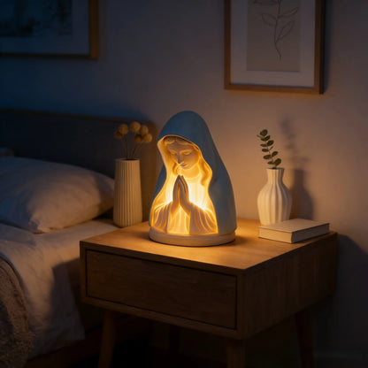 💥SAVE 49%✝️ Handmade Resin Virgin Mary Night Light – A Gentle Glow of Peace & Protection