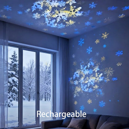 Dynamic rotating LED light projector