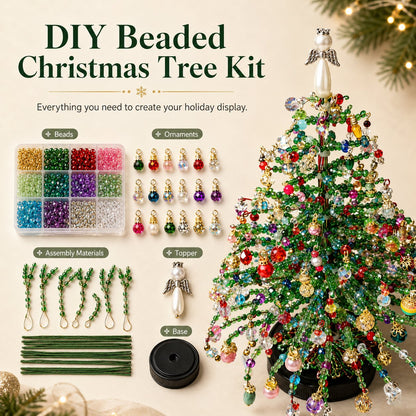 DIY Beaded Christmas Tree Kit – Make Your Own Sparkling Holiday Decoration
