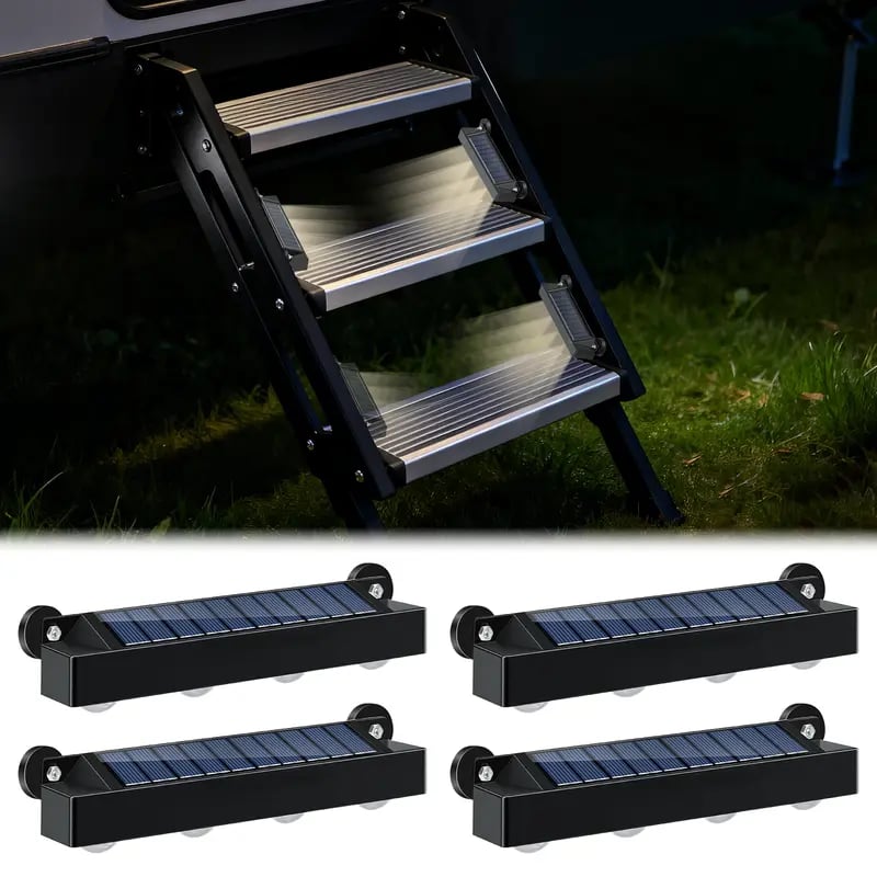 Magnetic Solar RV Step Lights Outdoor Waterproof IP65