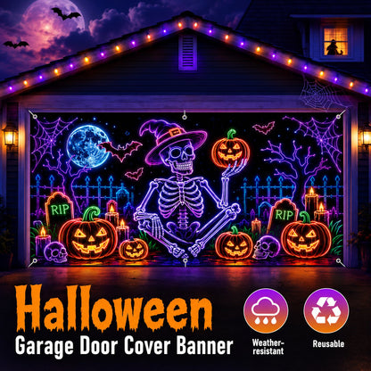 Halloween Garage Door Cover