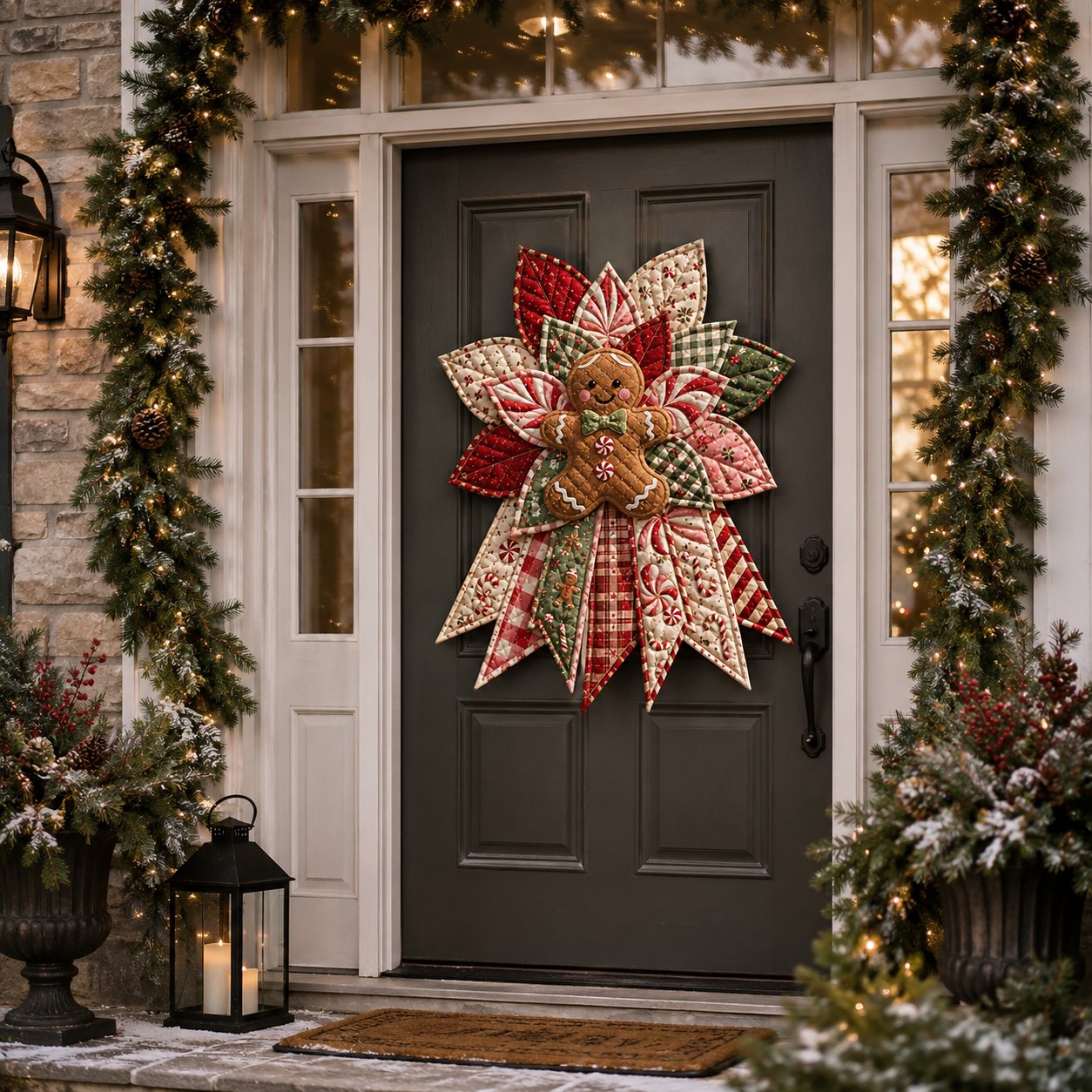 Oversized Christmas Quilted Door Hanger Sewing Kit | 7 Festive Designs | Beginner-Friendly DIY