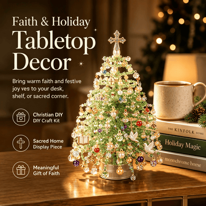 DIY Beaded Christmas Tree Kit – Make Your Own Sparkling Holiday Decoration