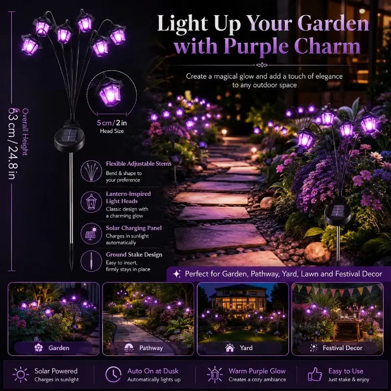 🎃 Spooky Solar Garden Lantern Lights The Ultimate Halloween Pathway & Yard Decor
