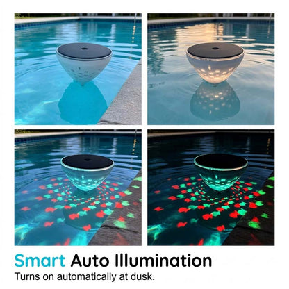 🔥Summer Sale 50% OFF🐟✨ Solar Floating Pool Light with Fish Projection 🌊💡
