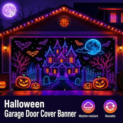 Halloween Garage Door Cover