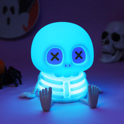 🔥 Last Day 49% OFF👻Halloween Skull Night Light 🎃🦇