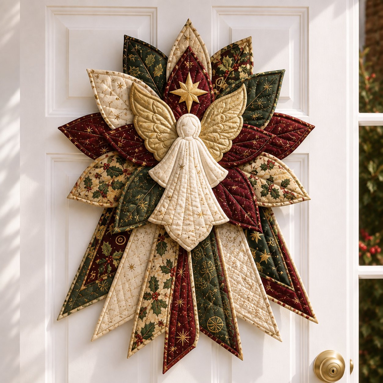 Oversized Christmas Quilted Door Hanger Sewing Kit | 7 Festive Designs | Beginner-Friendly DIY