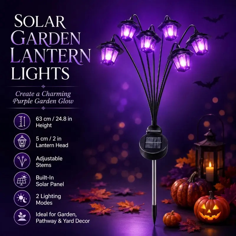 🎃 Spooky Solar Garden Lantern Lights The Ultimate Halloween Pathway & Yard Decor