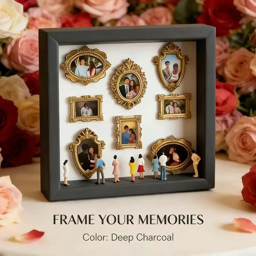 DIY Mini Museum Silhouette Box Set – Personalized Memory Display