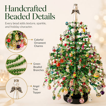 DIY Beaded Christmas Tree Kit – Make Your Own Sparkling Holiday Decoration