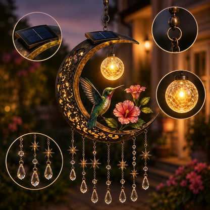 Enchanted Moon Solar Garden Lights – Solar Powered Hanging Decor