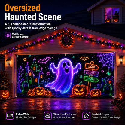 Halloween Garage Door Cover