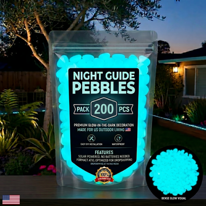 🌈Colorful Glow-in-the-Dark Garden Stones🔥