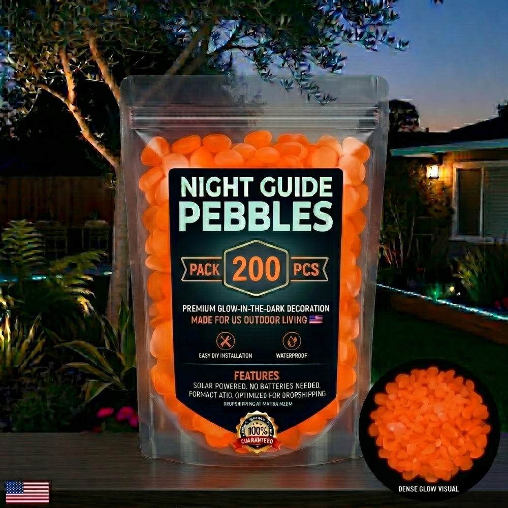 🌈Colorful Glow-in-the-Dark Garden Stones🔥