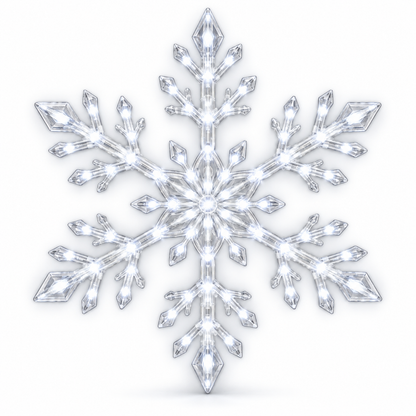 🎄 Christmas Sale 50% OFF ❄️ LED Snowflake Wall Light Set – Festive Christmas Winter Deco