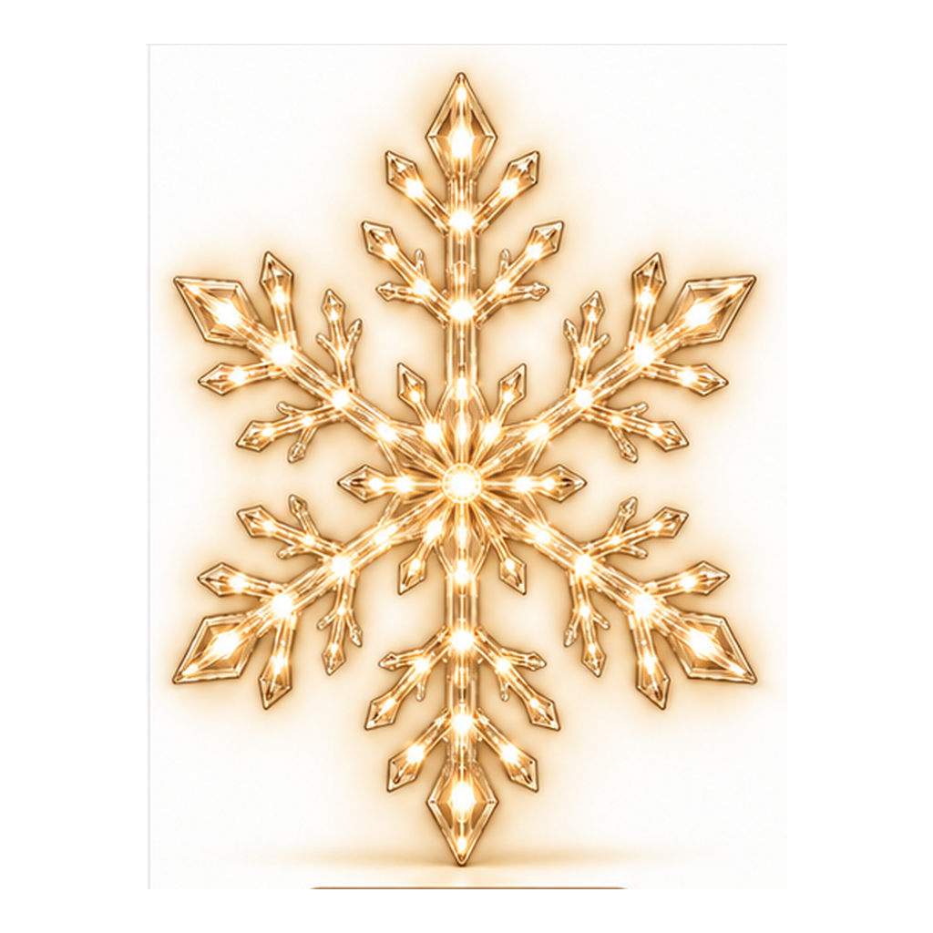 🎄 Christmas Sale 50% OFF ❄️ LED Snowflake Wall Light Set – Festive Christmas Winter Deco