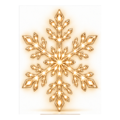 🎄 Christmas Sale 50% OFF ❄️ LED Snowflake Wall Light Set – Festive Christmas Winter Deco