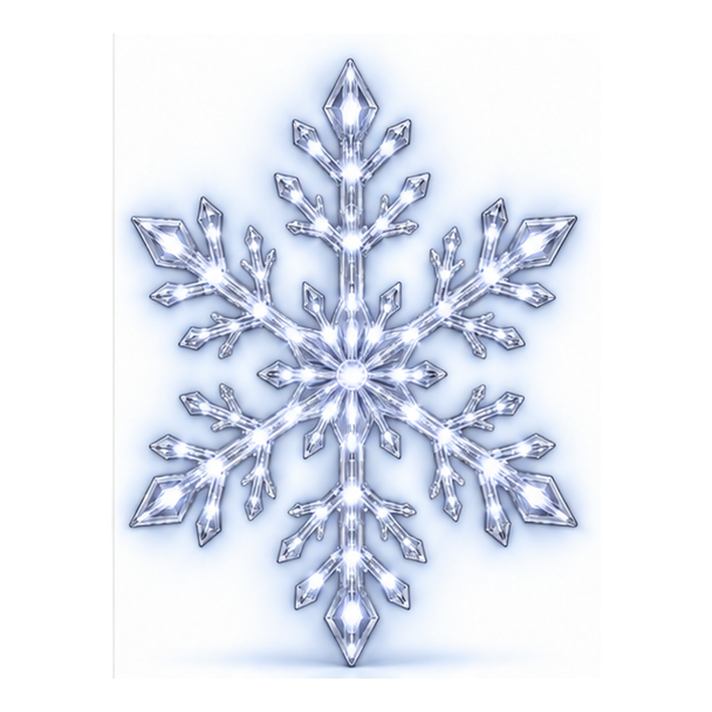 🎄 Christmas Sale 50% OFF ❄️ LED Snowflake Wall Light Set – Festive Christmas Winter Deco