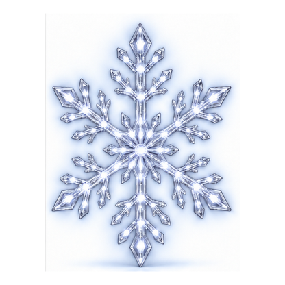 🎄 Christmas Sale 50% OFF ❄️ LED Snowflake Wall Light Set – Festive Christmas Winter Deco
