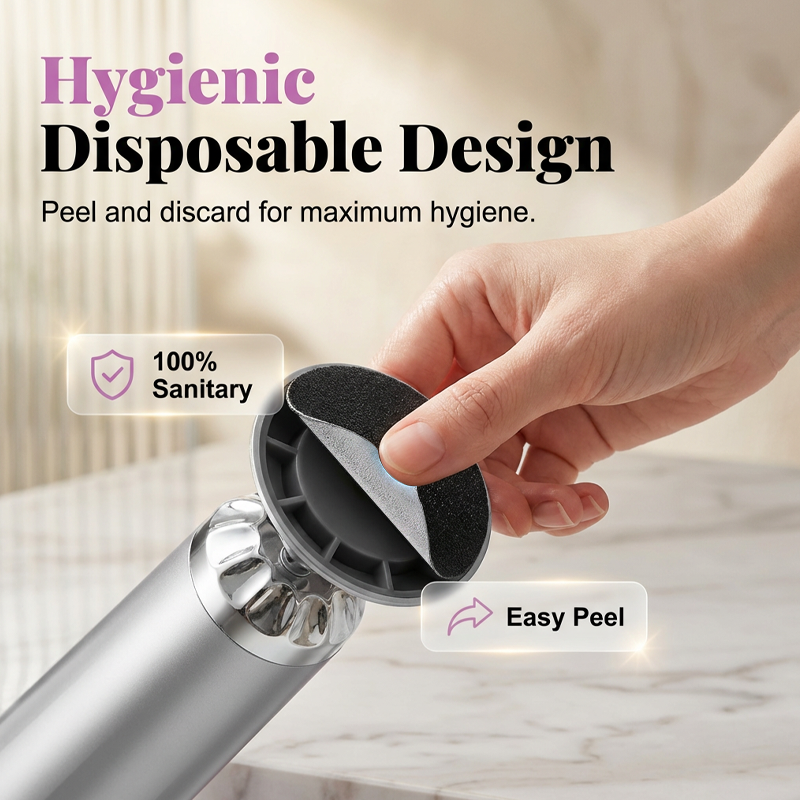 Electric multi-function foot sander with 5 speed settings