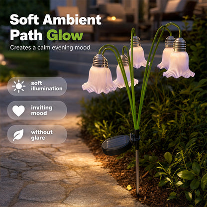 Solar Tulip Flower Garden Lights – Waterproof Outdoor Stake Lamp IP44